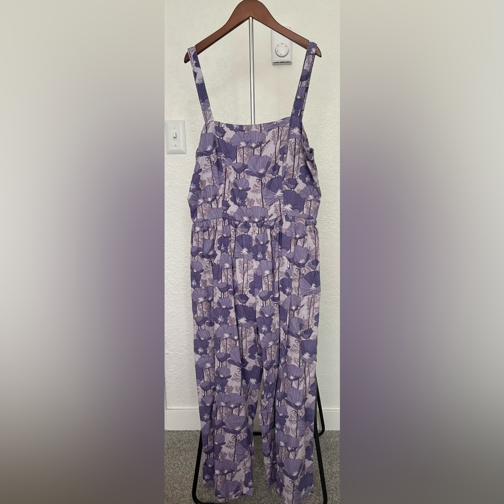 Kate Quinn California Poppy Purple Jumpsuit